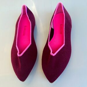 Rothy’s - The Point - Size 9- Currant.used for once or twice only.